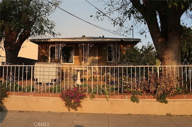 view of bungalow-style house