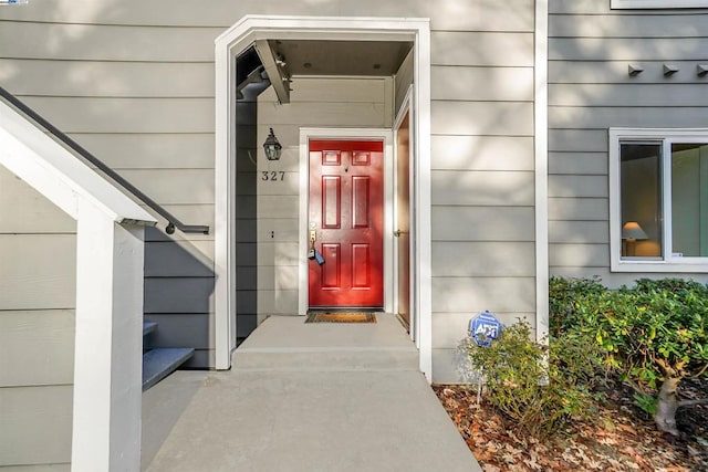 view of property entrance