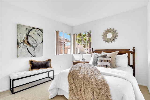 bedroom featuring carpet floors