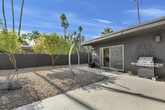 view of yard with a patio