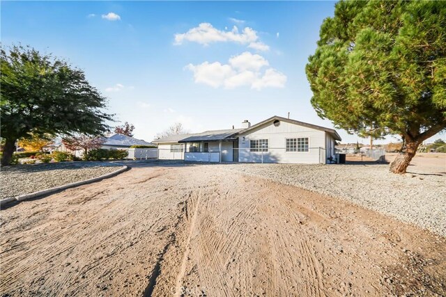 view of ranch-style home