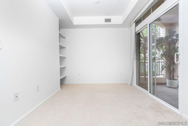 carpeted empty room with a wealth of natural light