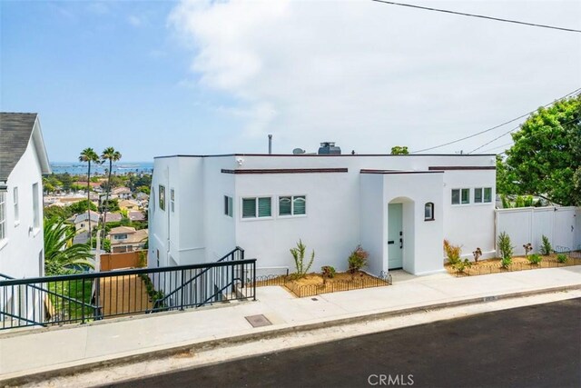 view of art deco home