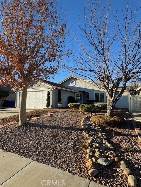 ranch-style house with a garage