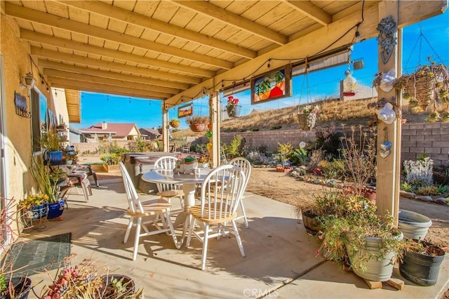 view of patio