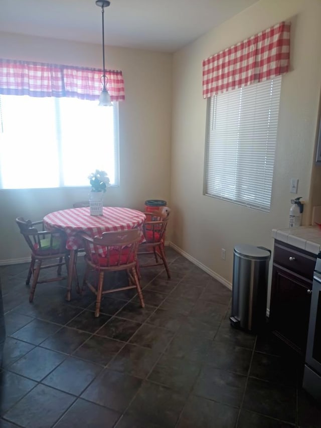 view of dining area