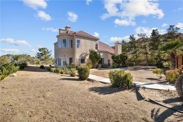 view of rear view of property