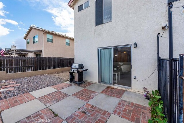 exterior space with a patio