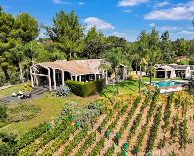 view of rear view of property