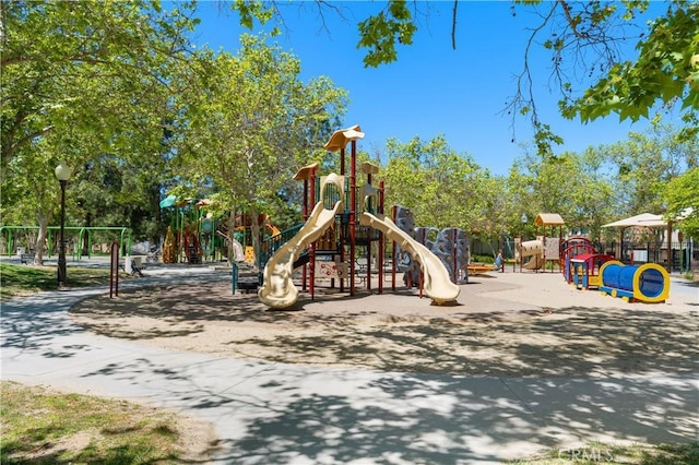 view of play area