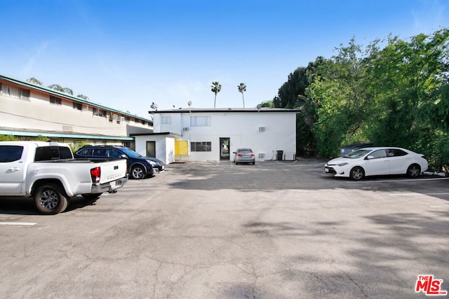 view of parking / parking lot