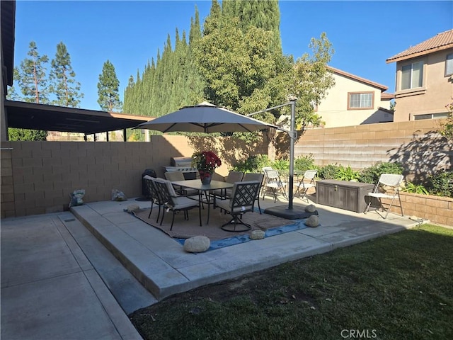 view of patio / terrace