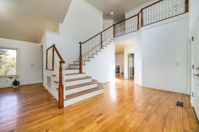 entryway featuring light hardwood / wood-style floors