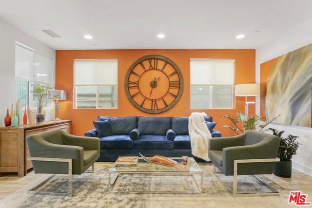 interior space featuring light hardwood / wood-style flooring