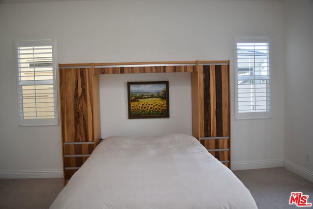 bedroom with carpet flooring