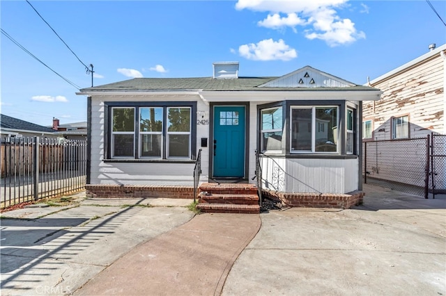 view of bungalow-style house