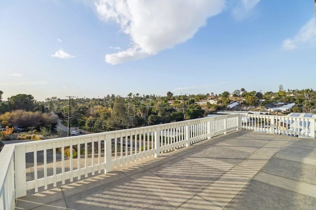 view of deck