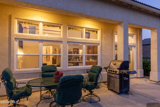 view of patio / terrace featuring area for grilling