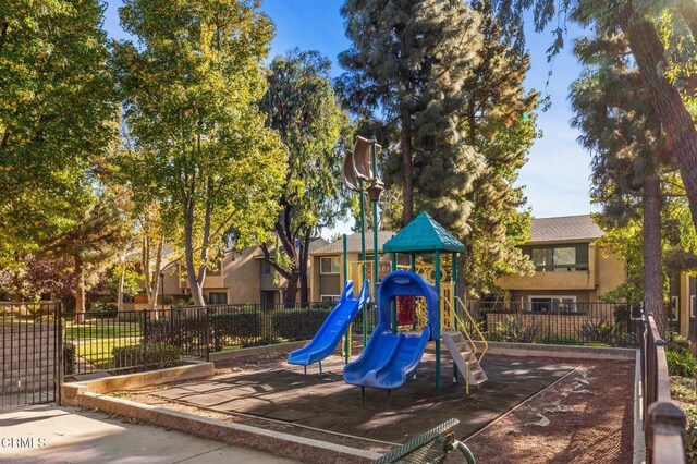 view of jungle gym