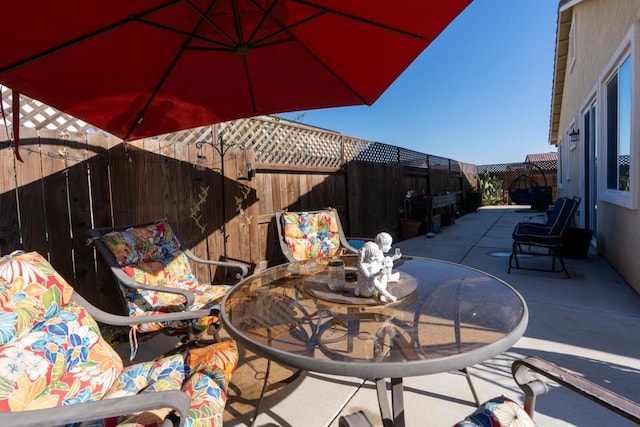 view of patio / terrace