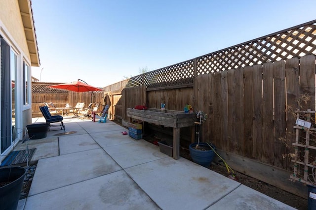 view of patio