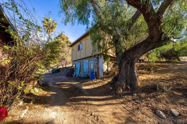 view of home's exterior