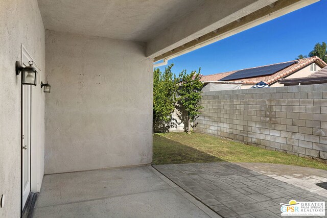 view of patio