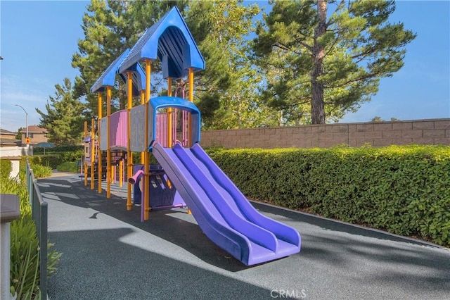 view of jungle gym