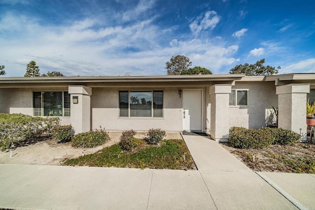 view of ranch-style home