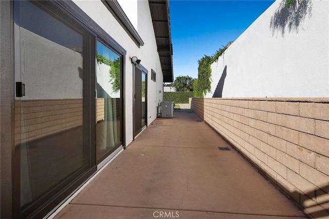 view of home's exterior featuring a patio area