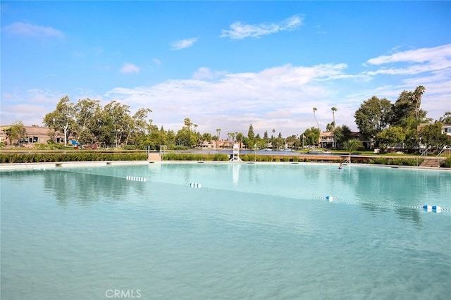 view of pool