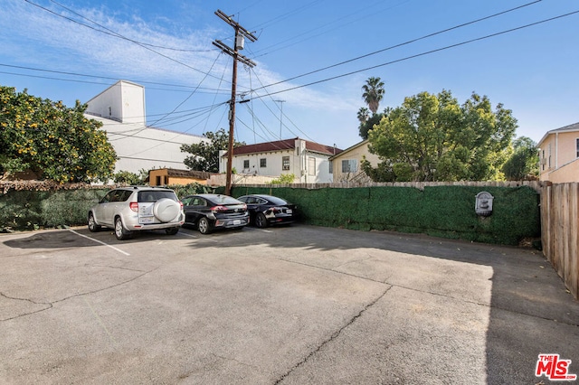 view of car parking