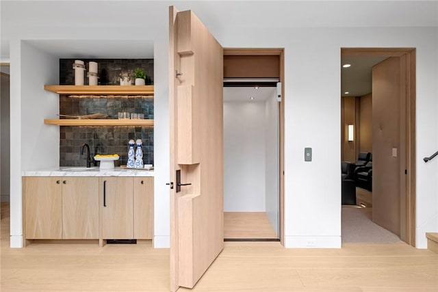 closet with a sink