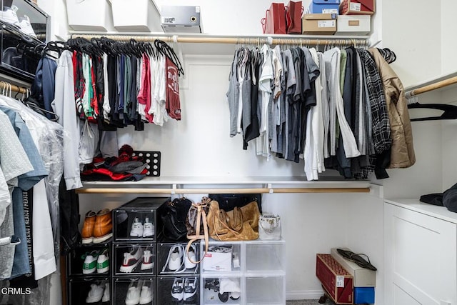 view of spacious closet