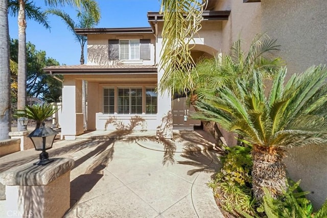 exterior space with a patio area