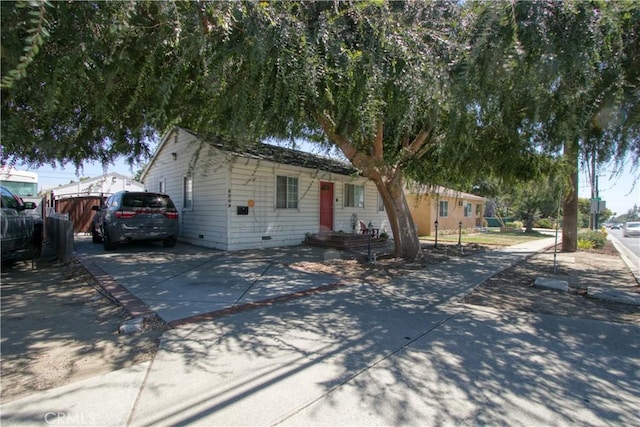 view of front of home