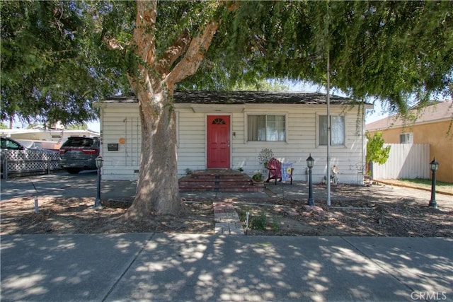 view of front of home