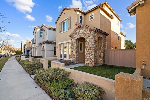 view of mediterranean / spanish-style house