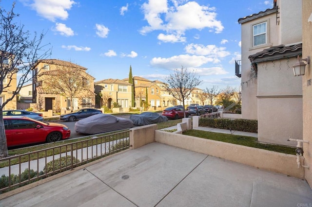 exterior space featuring a residential view