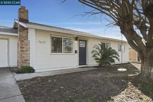 view of ranch-style house