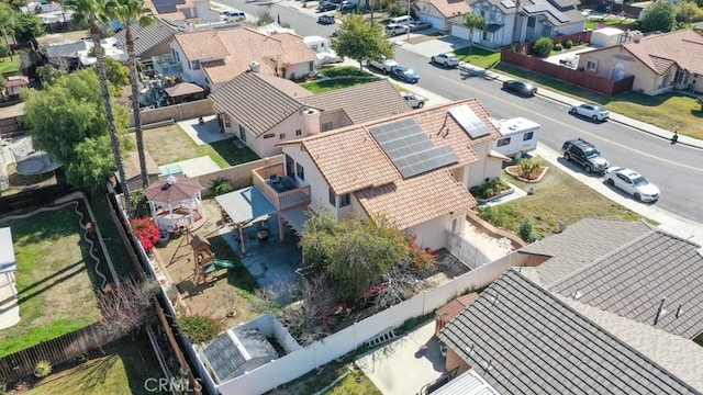 birds eye view of property featuring a residential view