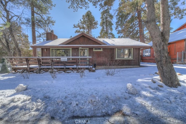 view of ranch-style home