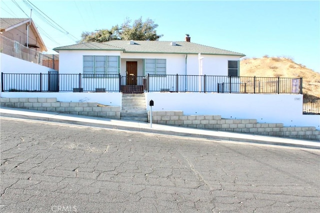 view of front of home