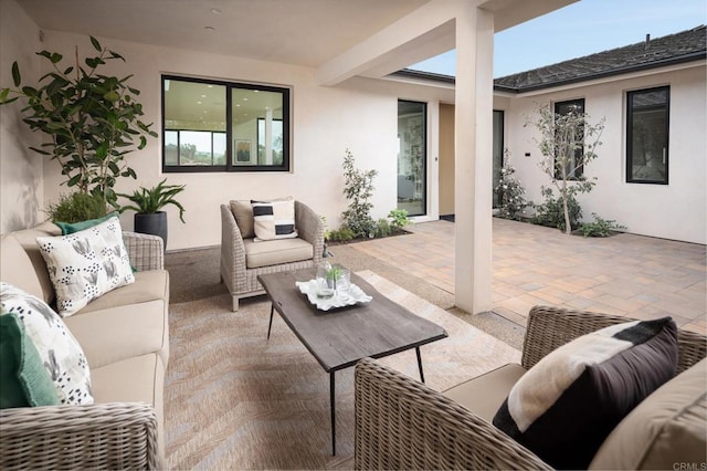 view of patio / terrace with outdoor lounge area