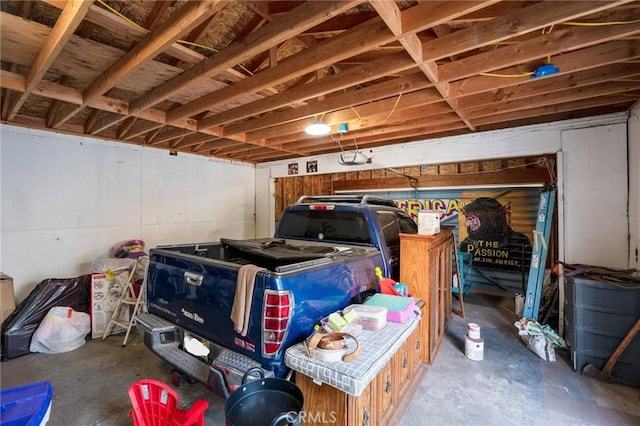 view of storage room