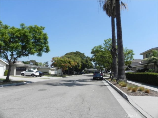 view of road