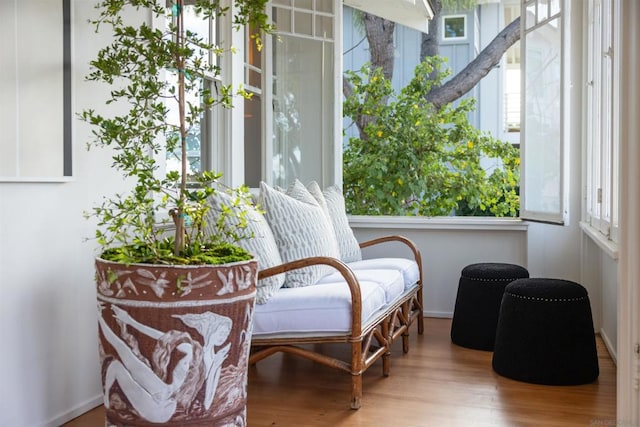 sunroom / solarium with a wealth of natural light