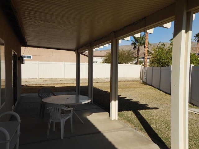 view of patio