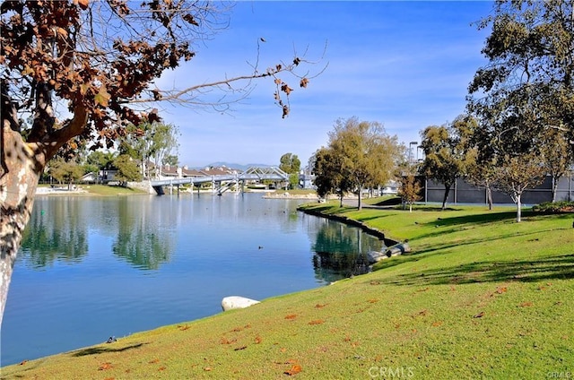 property view of water