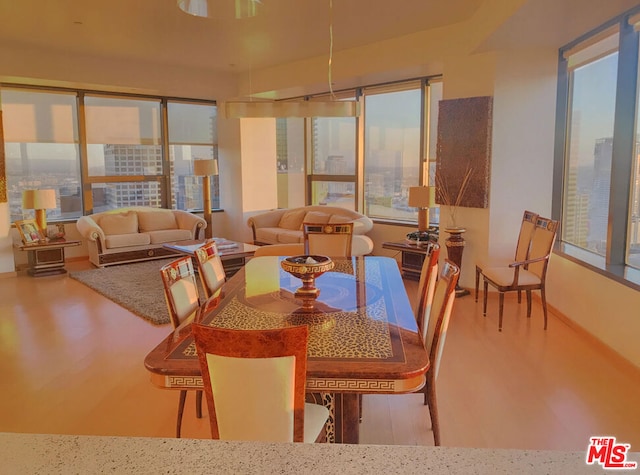 view of dining room